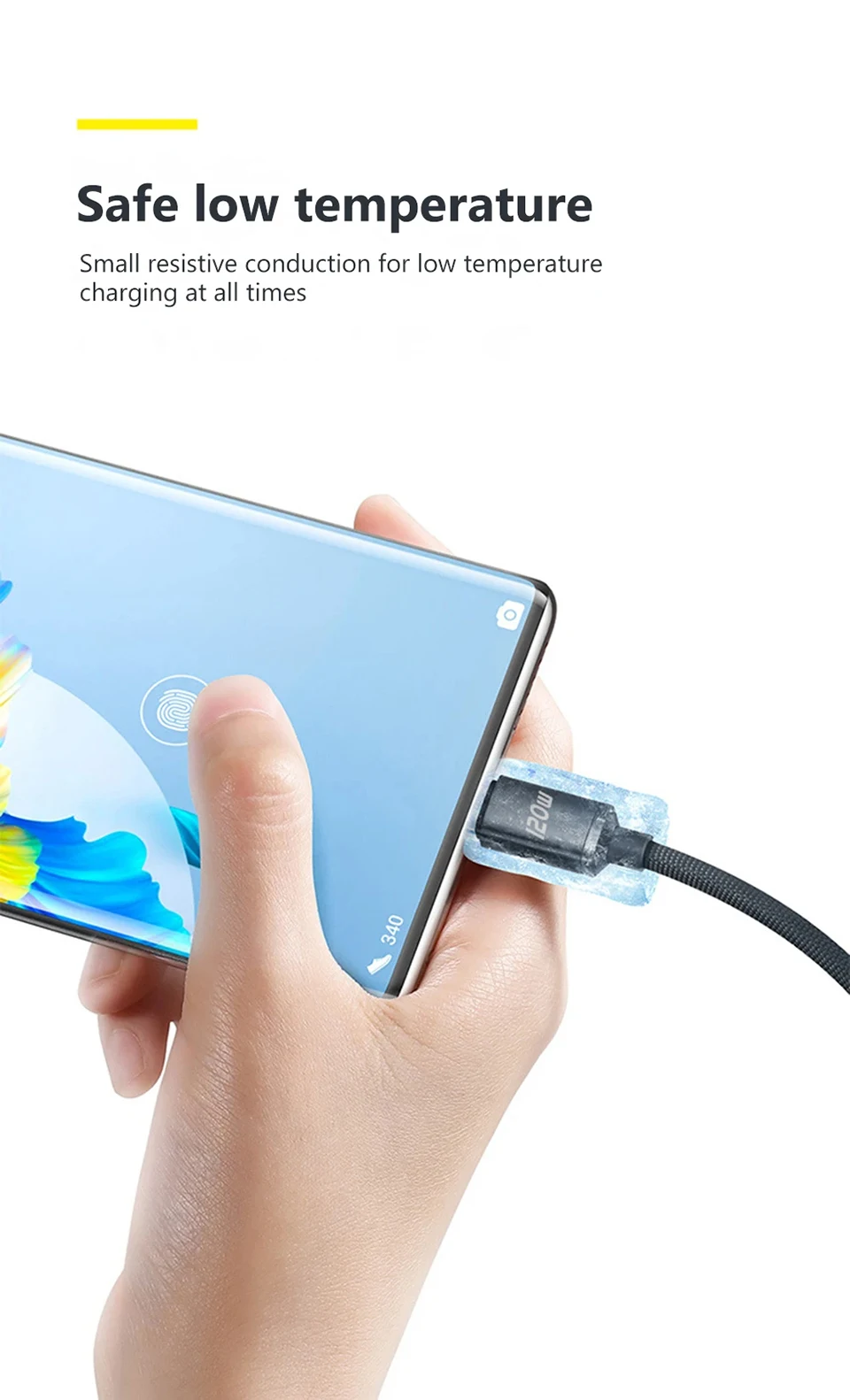 120W USB Type C Fast Charging Cable