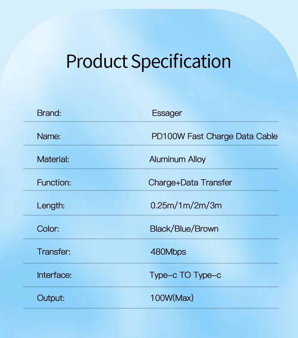 Essager PD100W Cable Image 12