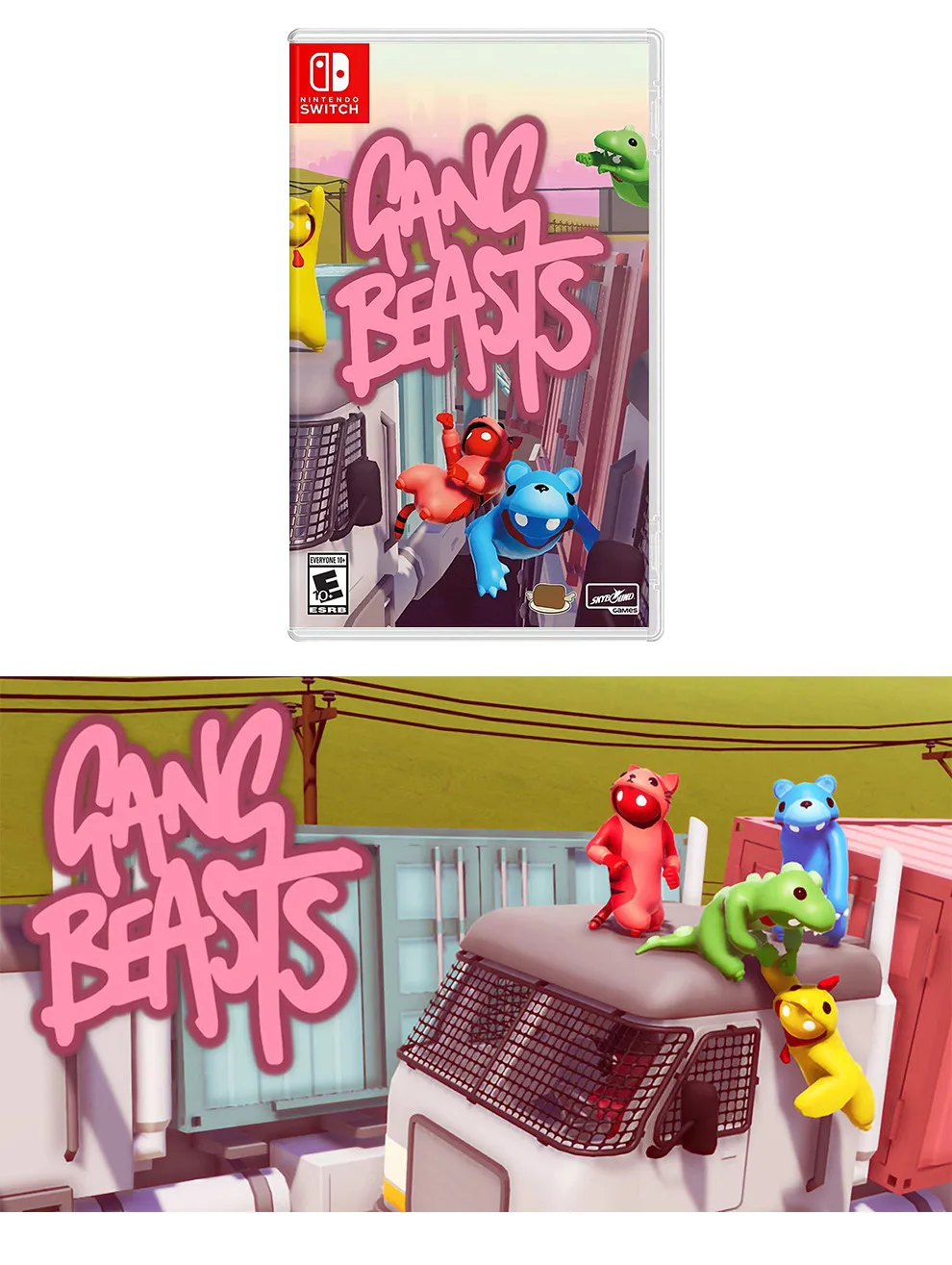 Gang Beasts Game Card Version 1